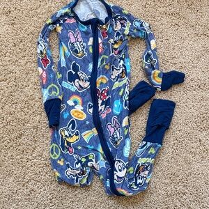 Little Sleepies Mickey and Friends zippy